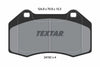 Textar Brake Pads Full Set Of 4 Front 2416201 thumbnail