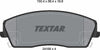 Textar Brake Pads Full Set Of 4 Front 2416601 thumbnail