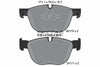Textar Brake Pads Full Set Of 4 Front 2417001 thumbnail