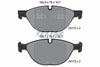 Textar Brake Pads Full Set Of 4 Front 2417201 thumbnail