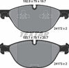 Textar Brake Pads Full Set Of 4 Front 2417201 thumbnail