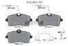 Textar Brake Pads Full Set Of 4 Front With Brake Caliper Screws With Accessories 2417501 thumbnail