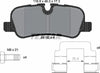 Textar Brake Pads Full Set Of 4 Rear With Brake Caliper Screws With Accessories 2419201 thumbnail