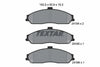Textar Brake Pads Full Set Of 4 Front 2419401 thumbnail