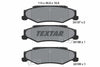 Textar Brake Pads Set Brake Pads Full Set Of 4 Rear 2419701 thumbnail