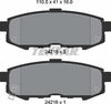 Textar Brake Pads Set Brake Pads Full Set Of 4 Rear 2421501 thumbnail