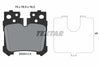 Textar Brake Pads Set Brake Pads Full Set Of 4 Rear 2424401 thumbnail