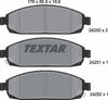 Textar Brake Pads Full Set Of 4 Front 2425001 thumbnail