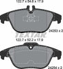 Textar Brake Pads Set Brake Pads Full Set Of 4 Rear 2425301 thumbnail