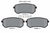 Textar Brake Pads Set Brake Pads Full Set Of 4 Rear 2427601 thumbnail