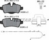 Textar Brake Pads Full Set Of 4 Rear With Brake Caliper Screws With Accessories 2428904 thumbnail