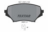 Textar Brake Pads Full Set Of 4 Front 2429701 thumbnail