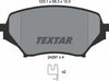 Textar Brake Pads Full Set Of 4 Front 2429701 thumbnail
