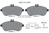 Textar Brake Pads Full Set Of 4 Front With Brake Caliper Screws With Accessories 2430601 thumbnail