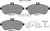 Textar Brake Pads Full Set Of 4 Front With Brake Caliper Screws With Accessories 2430601 thumbnail
