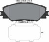Textar Brake Pads Full Set Of 4 Front 2433701 thumbnail