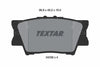 Textar Brake Pads Set Brake Pads Full Set Of 4 Rear 2433801 thumbnail