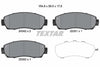 Textar Brake Pads Full Set Of 4 Front 2434201 thumbnail