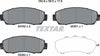 Textar Brake Pads Full Set Of 4 Front 2434201 thumbnail