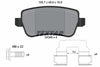 Textar Brake Pads Set Brake Pads Full Set Of 4 Rear 2434801 thumbnail