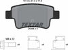 Textar Brake Pads Full Set Of 4 Rear With Brake Caliper Screws With Accessories 2434901 thumbnail