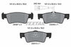 Textar Brake Pads Set Brake Pads Full Set Of 4 Rear 2436704 thumbnail