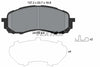 Textar Brake Pads Full Set Of 4 Front 2437201 thumbnail