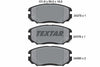 Textar Brake Pads Full Set Of 4 Front 2437501 thumbnail