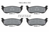 Textar Brake Pads Set Brake Pads Full Set Of 4 Rear 2438101 thumbnail