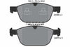 Textar Brake Pads Full Set Of 4 Front 2439901 thumbnail
