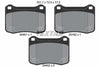 Textar Brake Pads Set Brake Pads Full Set Of 4 Rear 2440101 thumbnail