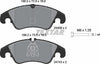 Textar Brake Pads Full Set Of 4 Front With Brake Caliper Screws 2440901 thumbnail