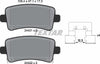 Textar Brake Pads Full Set Of 4 Rear With Accessories 2442101 thumbnail