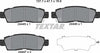 Textar Brake Pads Set Brake Pads Full Set Of 4 Rear 2444501 thumbnail