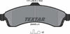 Textar Brake Pads Full Set Of 4 Front 2444801 thumbnail