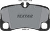 Textar Brake Pads Set Brake Pads Full Set Of 4 Rear 2445401 thumbnail