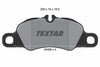 Textar Brake Pads Full Set Of 4 Front 2445901 thumbnail