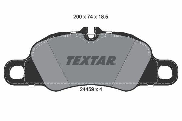 Textar Brake Pads Full Set Of 4 Front 2445902 - image 4