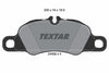 Textar Brake Pads Full Set Of 4 Front 2445902 thumbnail