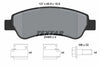 Textar Brake Pads Full Set Of 4 Rear With Bolts Screws With Accessories 2446501 thumbnail