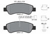 Textar Brake Pads Full Set Of 4 Rear With Brake Caliper Screws With Accessories 2446503 thumbnail