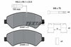 Textar Brake Pads Full Set Of 4 Front With Brake Caliper Screws With Accessories 2446705 thumbnail