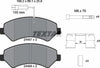 Textar Brake Pads Full Set Of 4 Front With Brake Caliper Screws With Accessories 2446705 thumbnail
