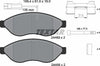 Textar Brake Pads Full Set Of 4 Front With Brake Caliper Screws With Accessories 2446902 - OEM Quality Replacement thumbnail