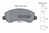 Textar Brake Pads Full Set Of 4 Front With Brake Caliper Screws With Accessories 2448404 thumbnail