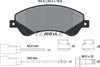 Textar Brake Pads Full Set Of 4 Front With Brake Caliper Screws With Accessories 2448501 thumbnail