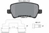 Textar Brake Pads Full Set Of 4 Rear With Brake Caliper Screws With Accessories 2449601 thumbnail