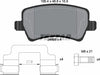 Textar Brake Pads Full Set Of 4 Rear With Brake Caliper Screws With Accessories 2449601 thumbnail