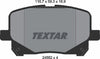 Textar Brake Pads Full Set Of 4 Front 2452201 thumbnail