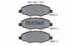 Textar Brake Pads Full Set Of 4 Front 2452301 thumbnail